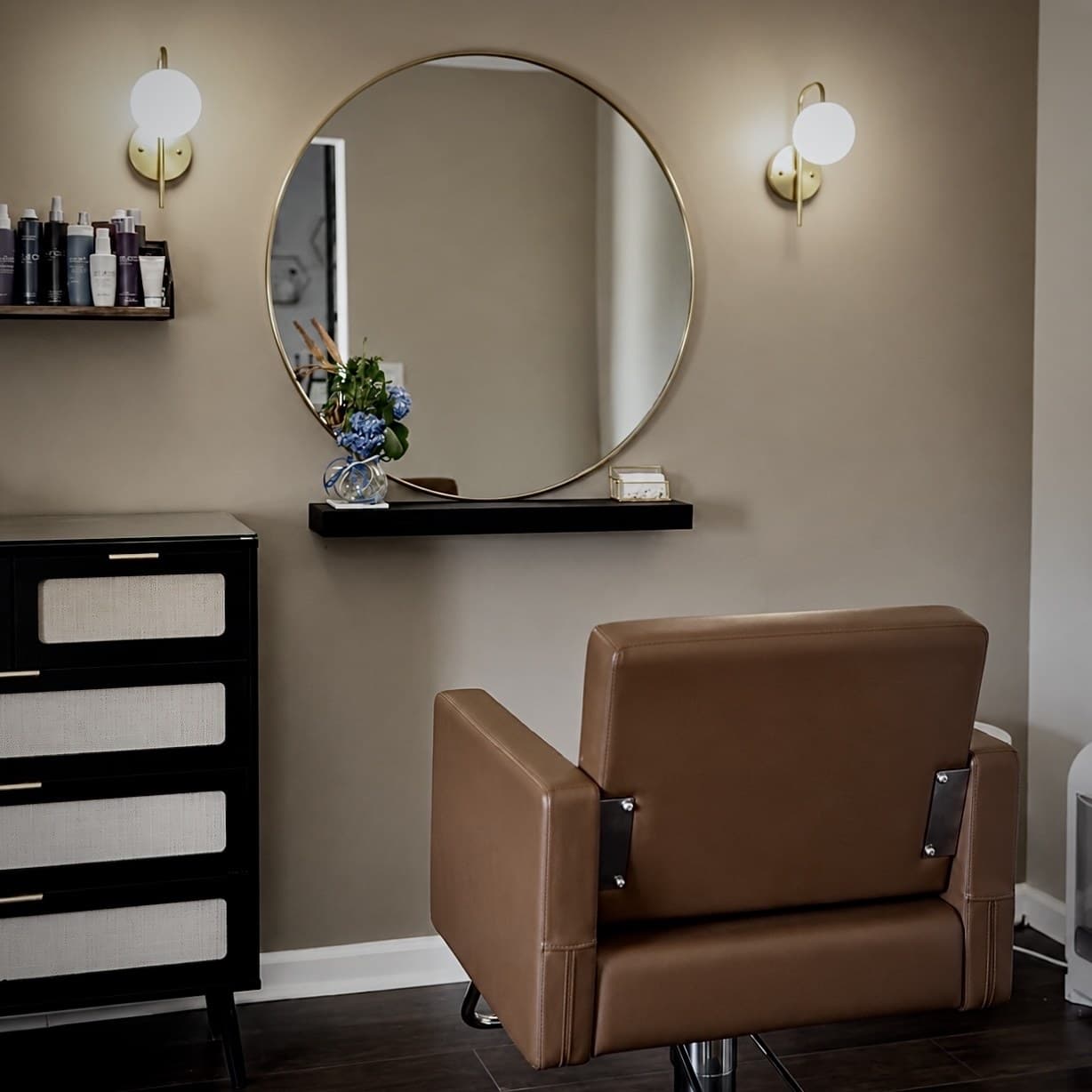 Salon chair suite at The Ivy